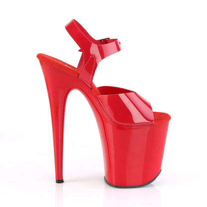 FLAMINGO-808N 8" Heel, 4" PF Ankle Strap Sandal