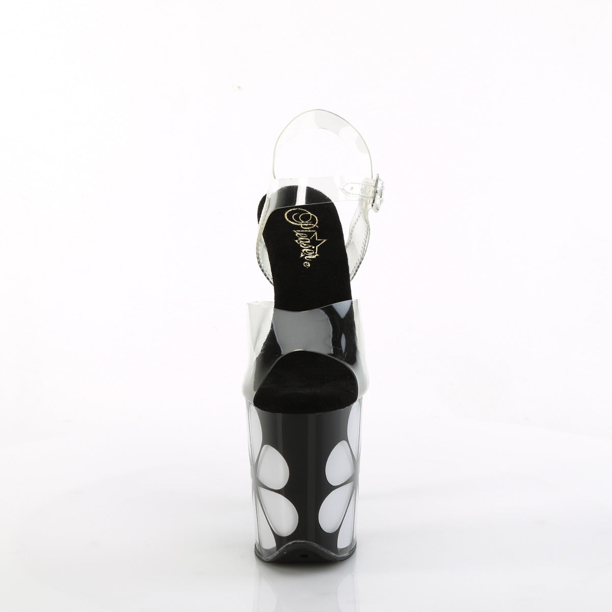 FLAMINGO-808NLHS *8" Heel, 4" PF LED Illuminated Ankle Strap Sandal