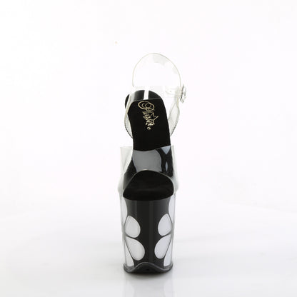 FLAMINGO-808NLHS *8" Heel, 4" PF LED Illuminated Ankle Strap Sandal