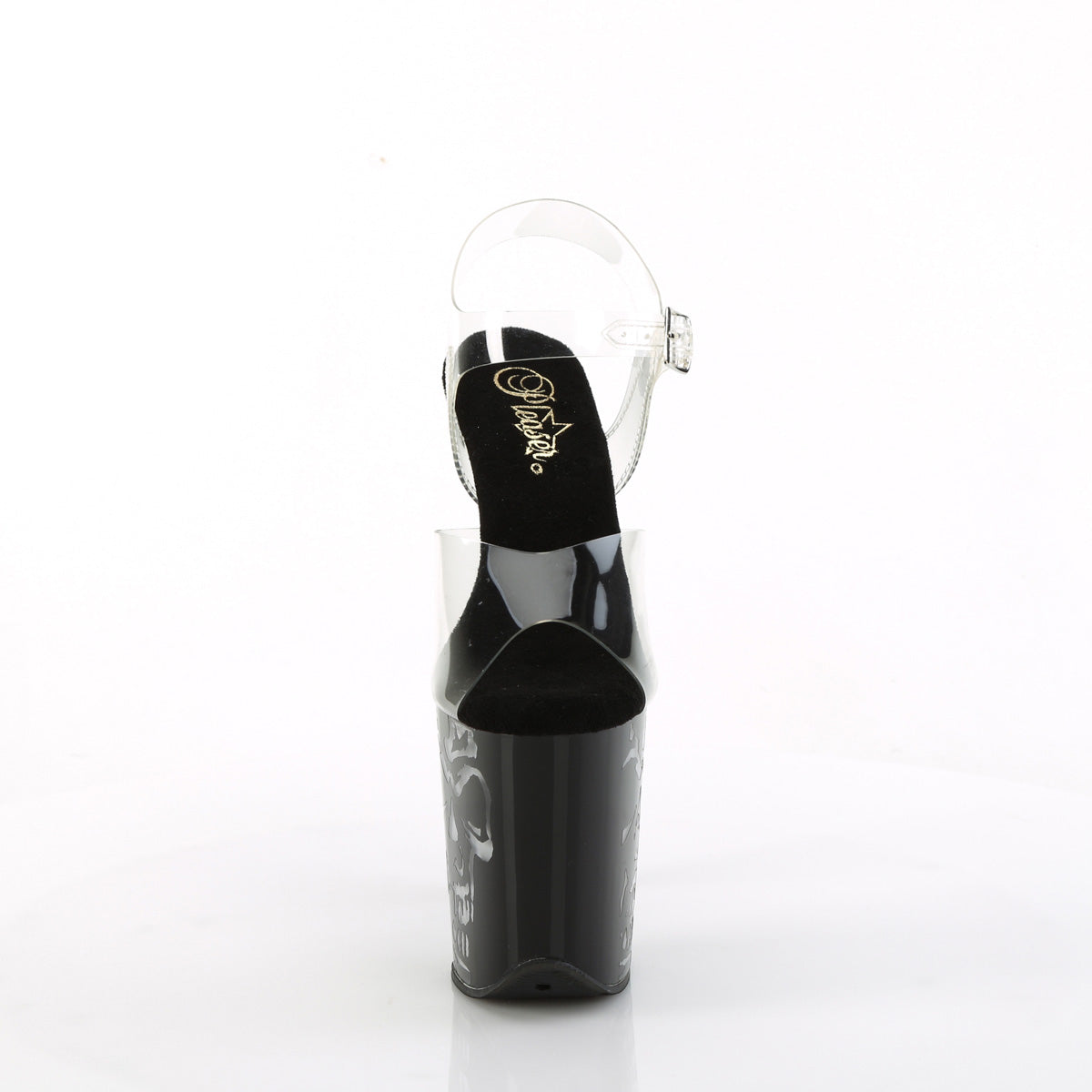 FLAMINGO-808NLSK *8" Heel, 4" PF LED Illuminated Ankle Strap Sandal