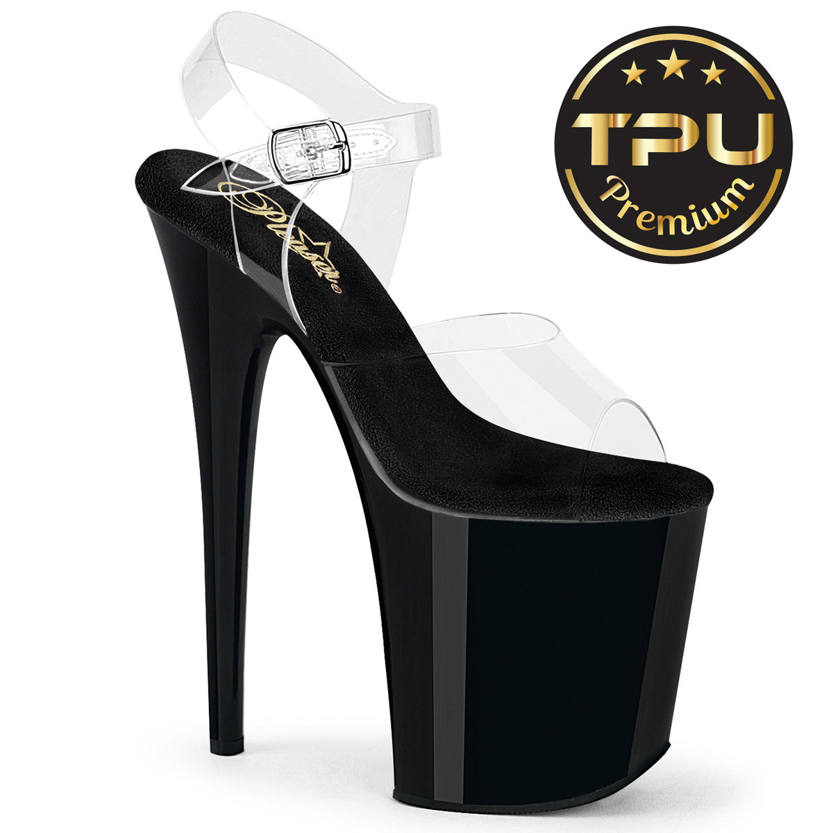 FLAMINGO-808PREM 8" Heel, 4" PF Ankle Strap Sandal