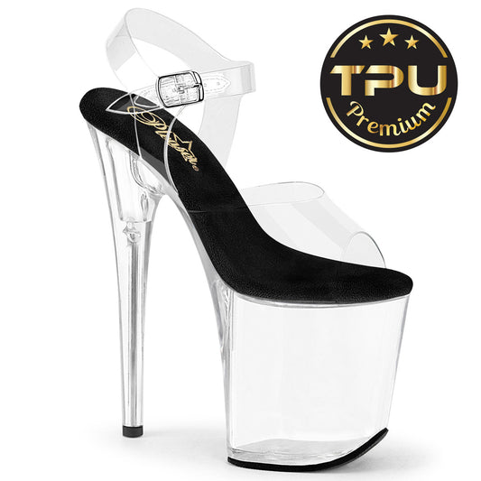 FLAMINGO-808PREM 8" Heel, 4" PF Ankle Strap Sandal
