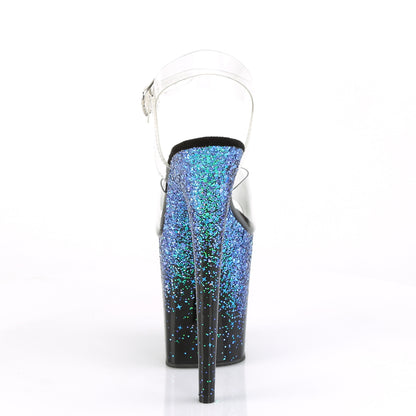 FLAMINGO-808SS 8" Heel, 4" PF Ankle Strap Sandal