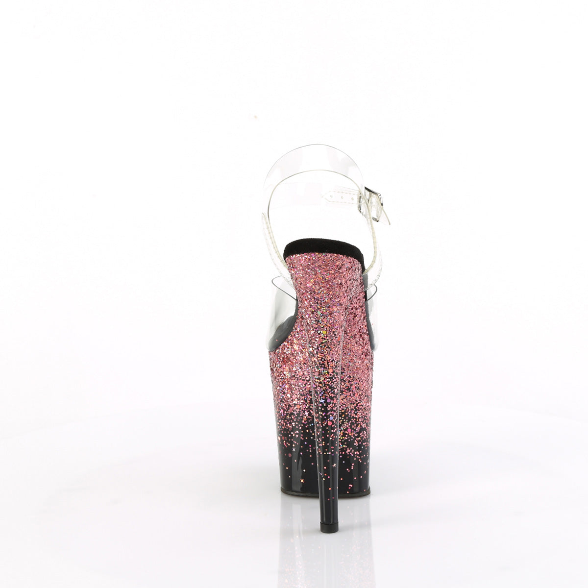 FLAMINGO-808SS 8" Heel, 4" PF Ankle Strap Sandal