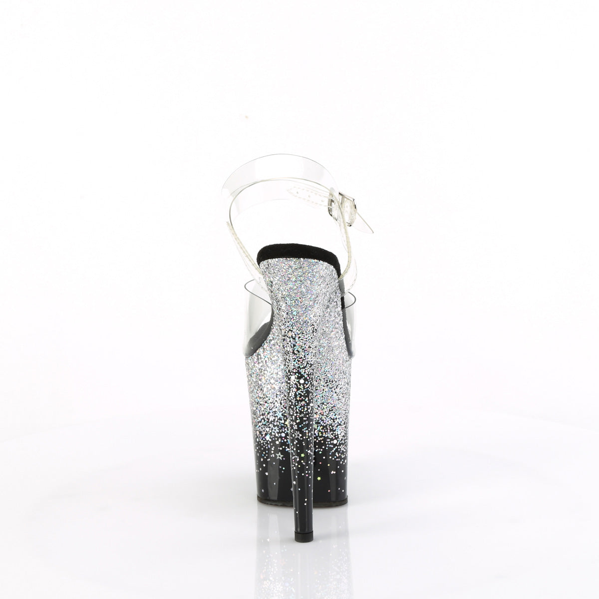 FLAMINGO-808SS 8" Heel, 4" PF Ankle Strap Sandal
