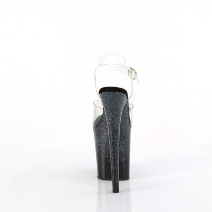 FLAMINGO-808SS 8" Heel, 4" PF Ankle Strap Sandal