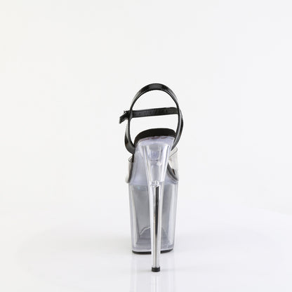 FLAMINGO-808T-1 8" Heel,  4" PF Ombre Ankle Strap Sandal