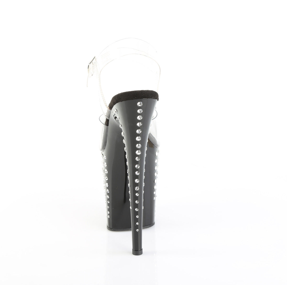 FLAMINGO-808TDRS 8" Heel, 4" PF Ankle Strap Sandal w/ RS