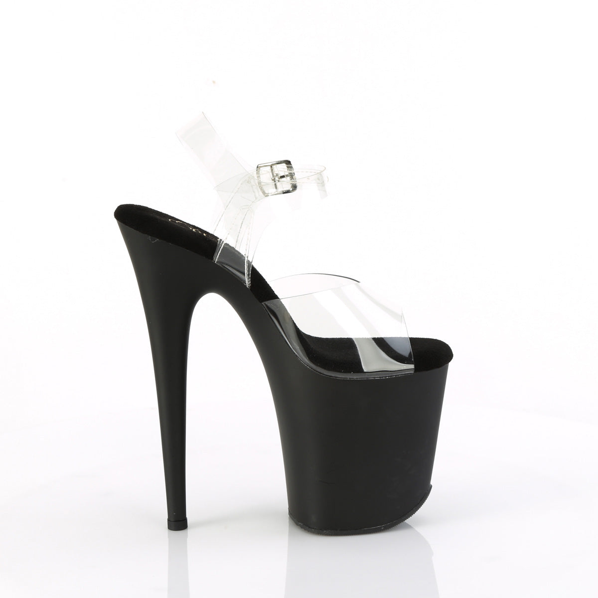 FLAMINGO-808TGRS *8" Heel, 4" PF Ankle Strap Sandal w/RS Trucker Girl