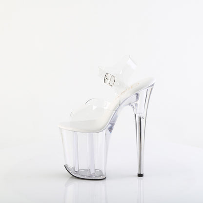 FLAMINGO-808VL 8" Heel, 4" PF All Vegan Ankle Strap Sandal