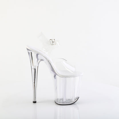 FLAMINGO-808VL 8" Heel, 4" PF All Vegan Ankle Strap Sandal