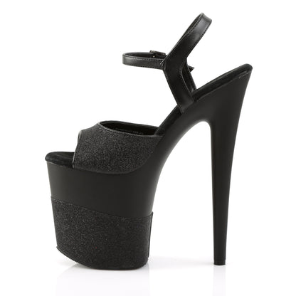 FLAMINGO-809-2G 8" Heel, 4" PF Ankle Strap Sandal