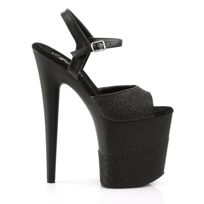 FLAMINGO-809-2G 8" Heel, 4" PF Ankle Strap Sandal