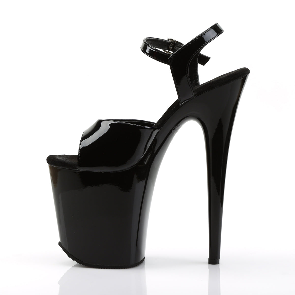 FLAMINGO-809 8" Heel, 4" PF Ankle Strap Sandal