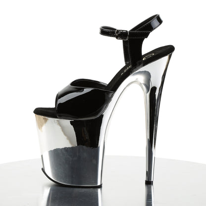 FLAMINGO-809 *8" Heel, 4" PF Ankle Strap Sandal