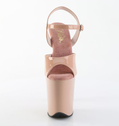 FLAMINGO-809 *8" Heel, 4" PF Ankle Strap Sandal