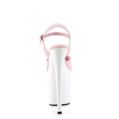 FLAMINGO-809 8" Heel, 4" PF Ankle Strap Sandal