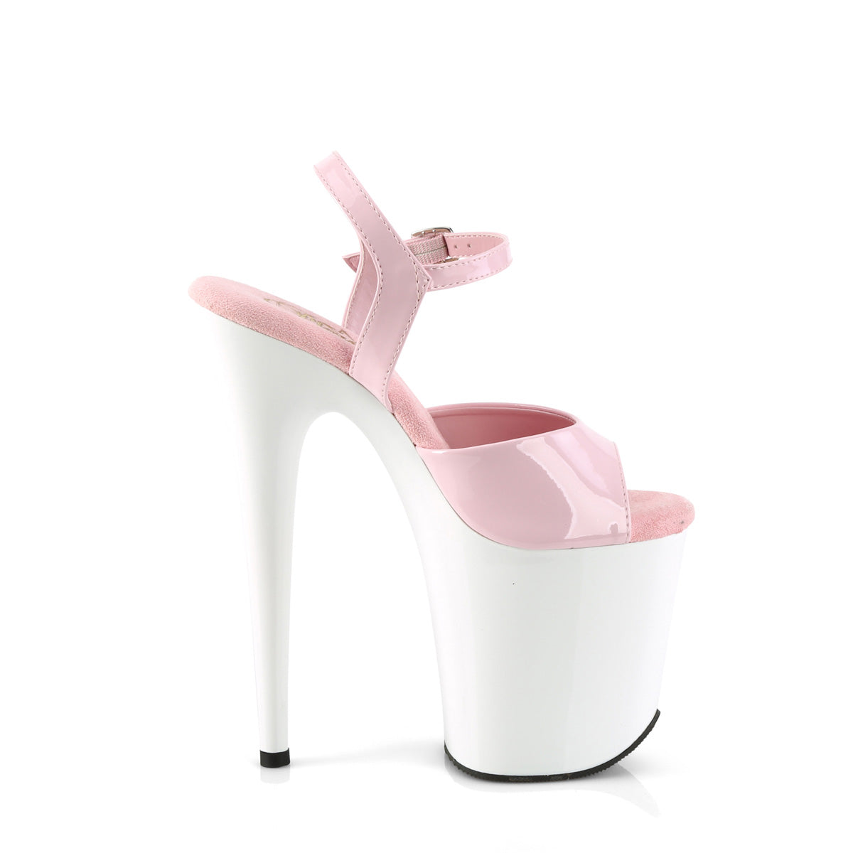FLAMINGO-809 8" Heel, 4" PF Ankle Strap Sandal