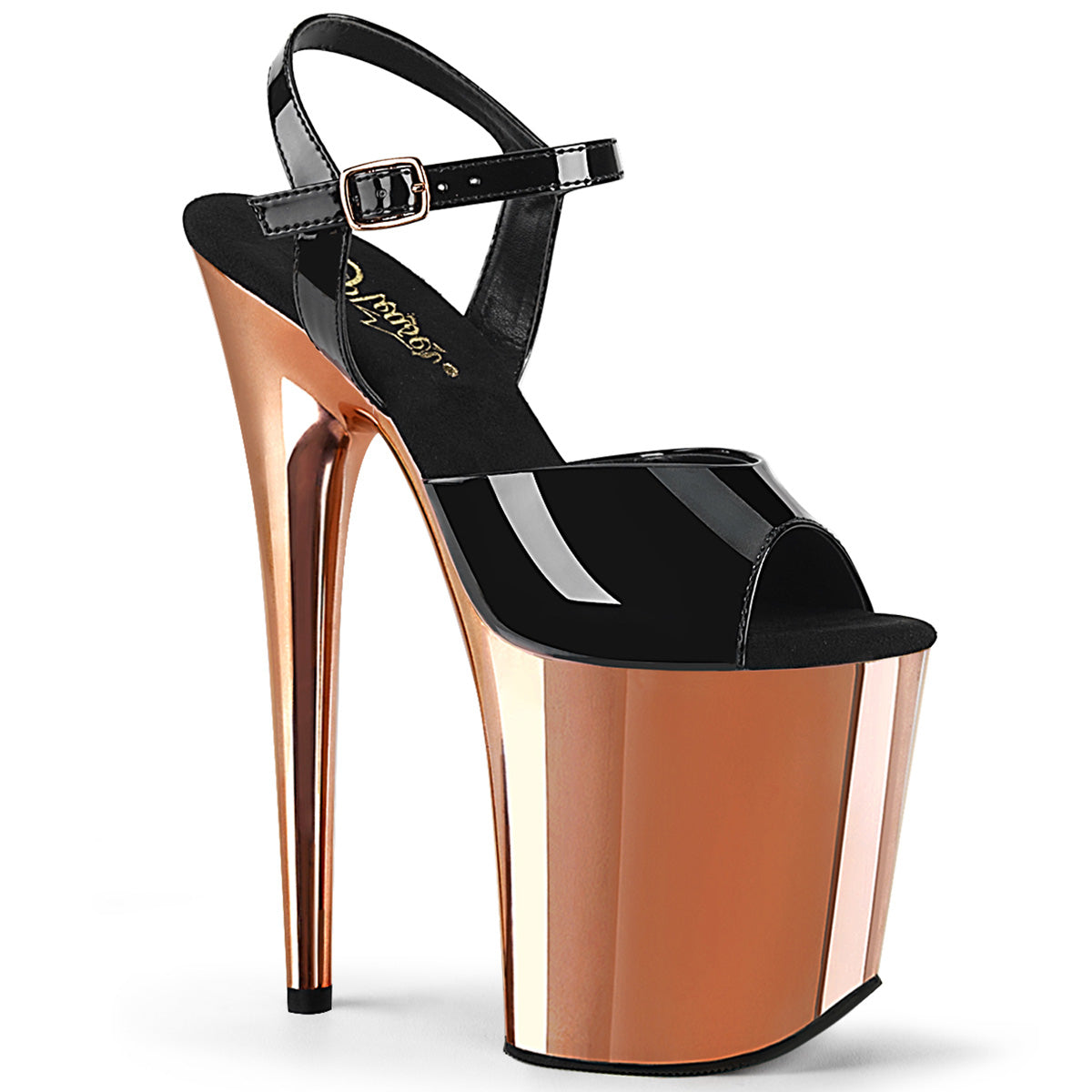 FLAMINGO-809 8" Heel Ankle Strap Platform Sandal