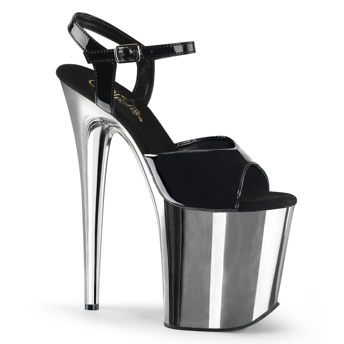 FLAMINGO-809 *8" Heel, 4" PF Ankle Strap Sandal