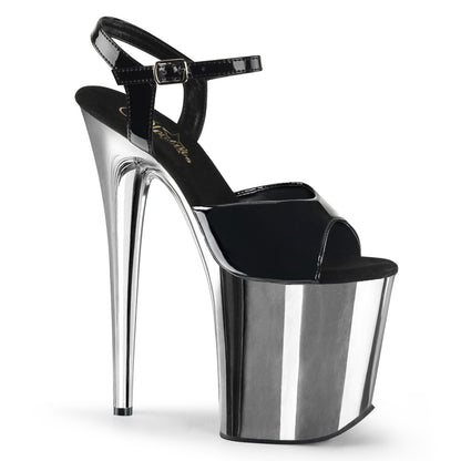 FLAMINGO-809 *8" Heel, 4" PF Ankle Strap Sandal