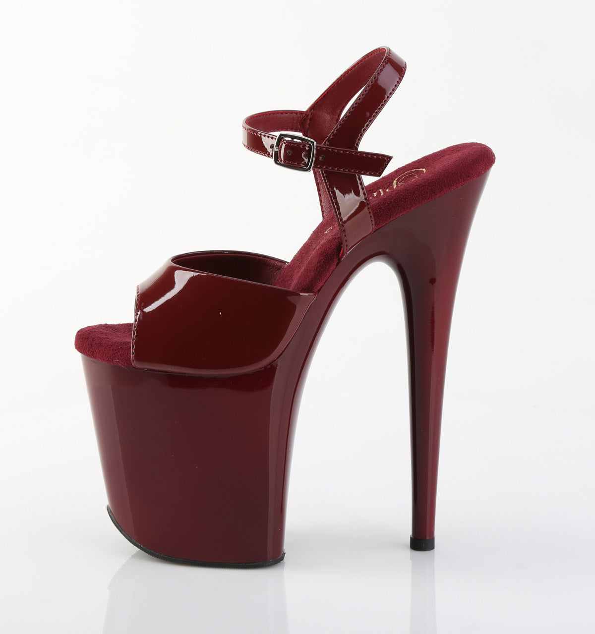 FLAMINGO-809 8" Heel, 4" PF Ankle Strap Sandal