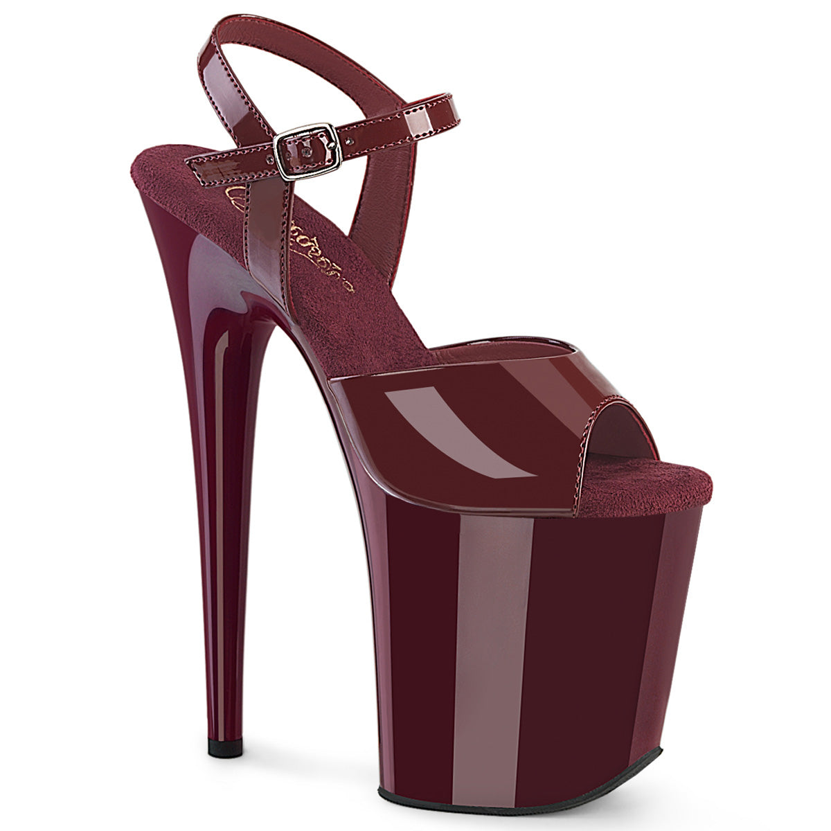 FLAMINGO-809 8" Heel, 4" PF Ankle Strap Sandal