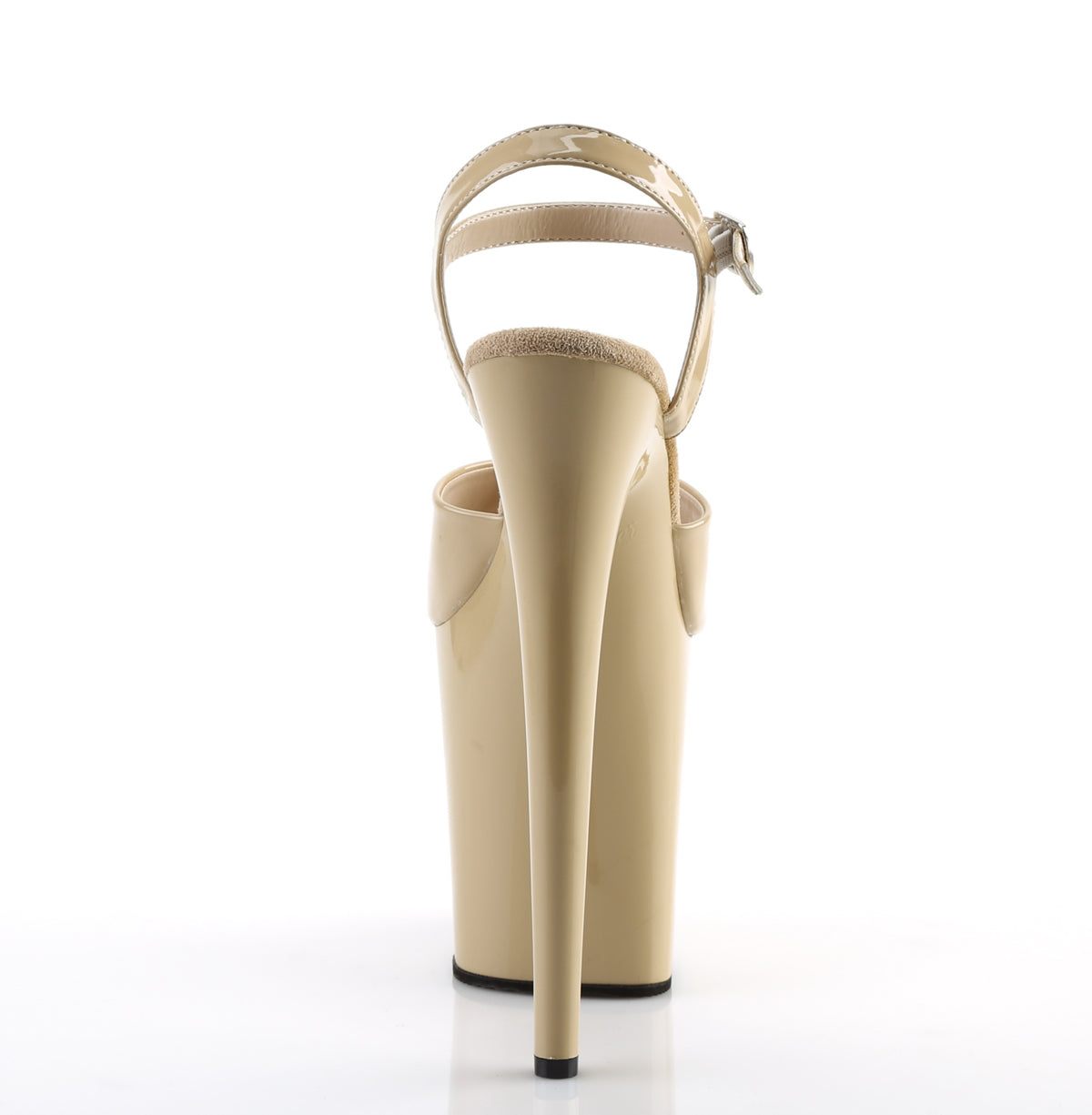 FLAMINGO-809 8" Heel, 4" PF Ankle Strap Sandal