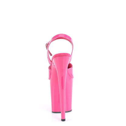 FLAMINGO-809 8" Heel, 4" PF Ankle Strap Sandal