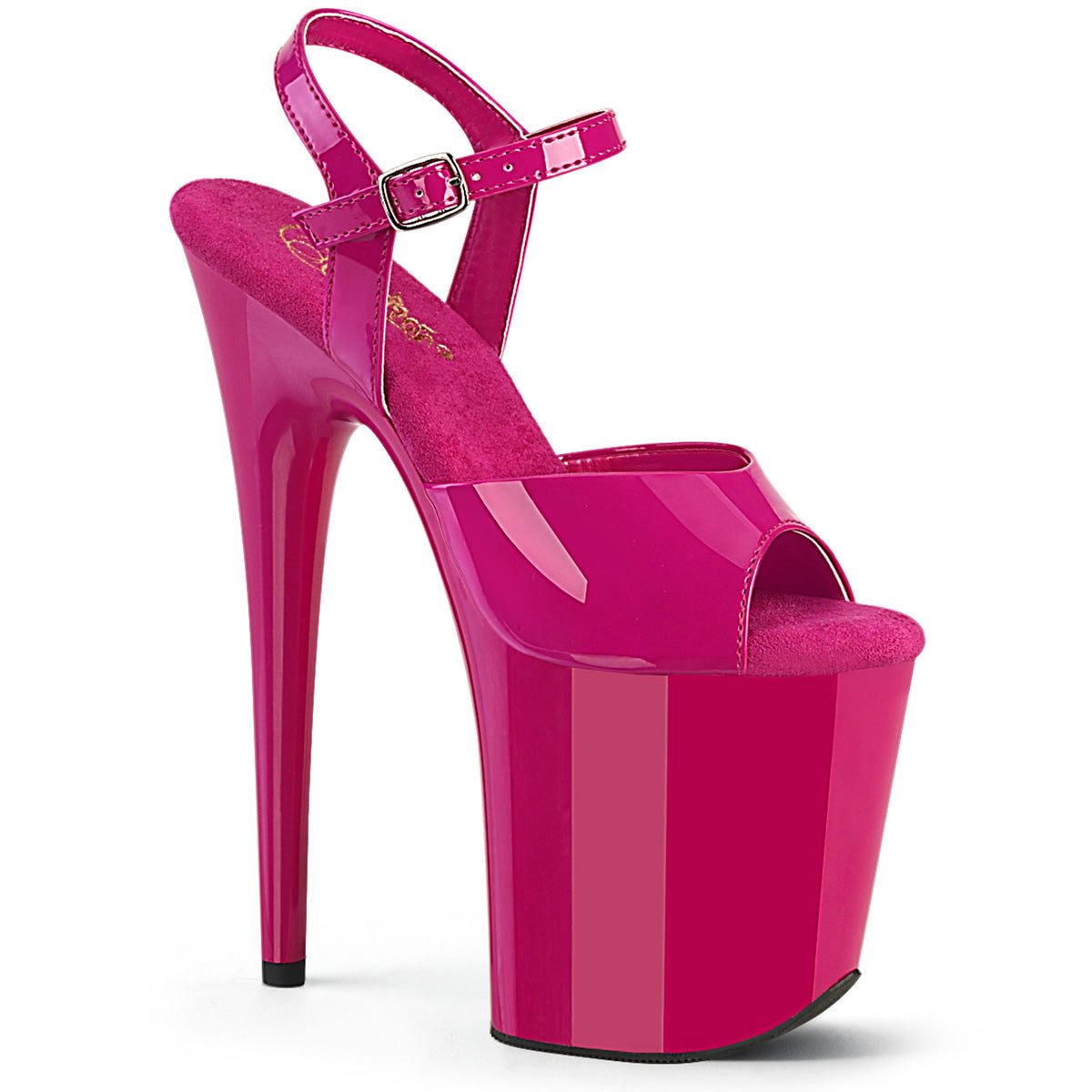 FLAMINGO-809 8" Heel, 4" PF Ankle Strap Sandal