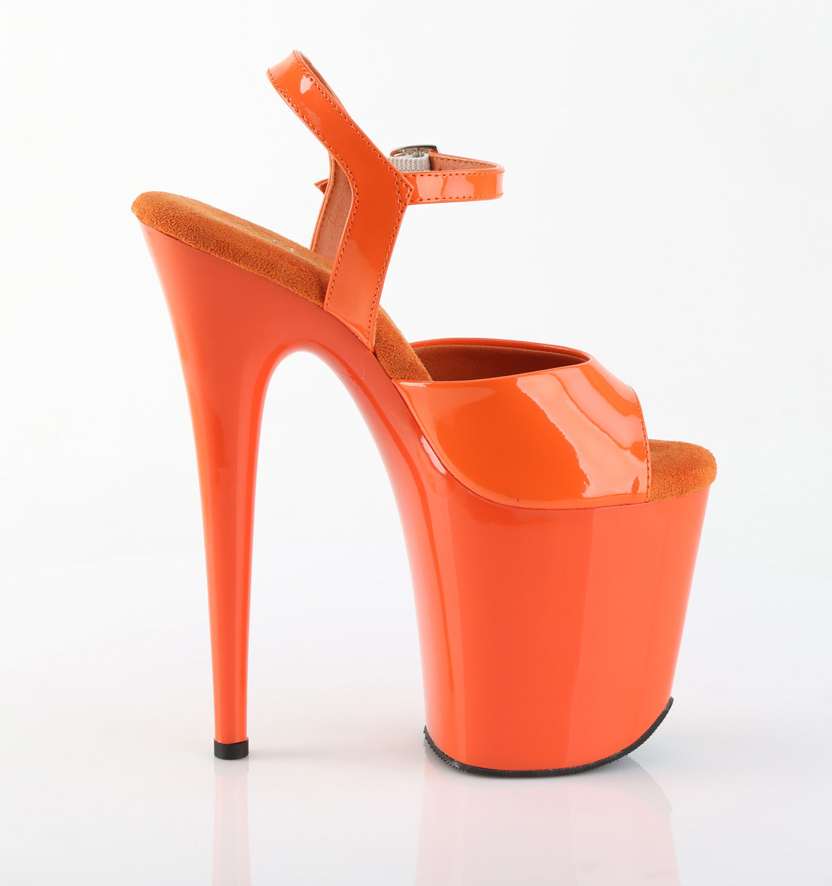 FLAMINGO-809 8" Heel, 4" PF Ankle Strap Sandal