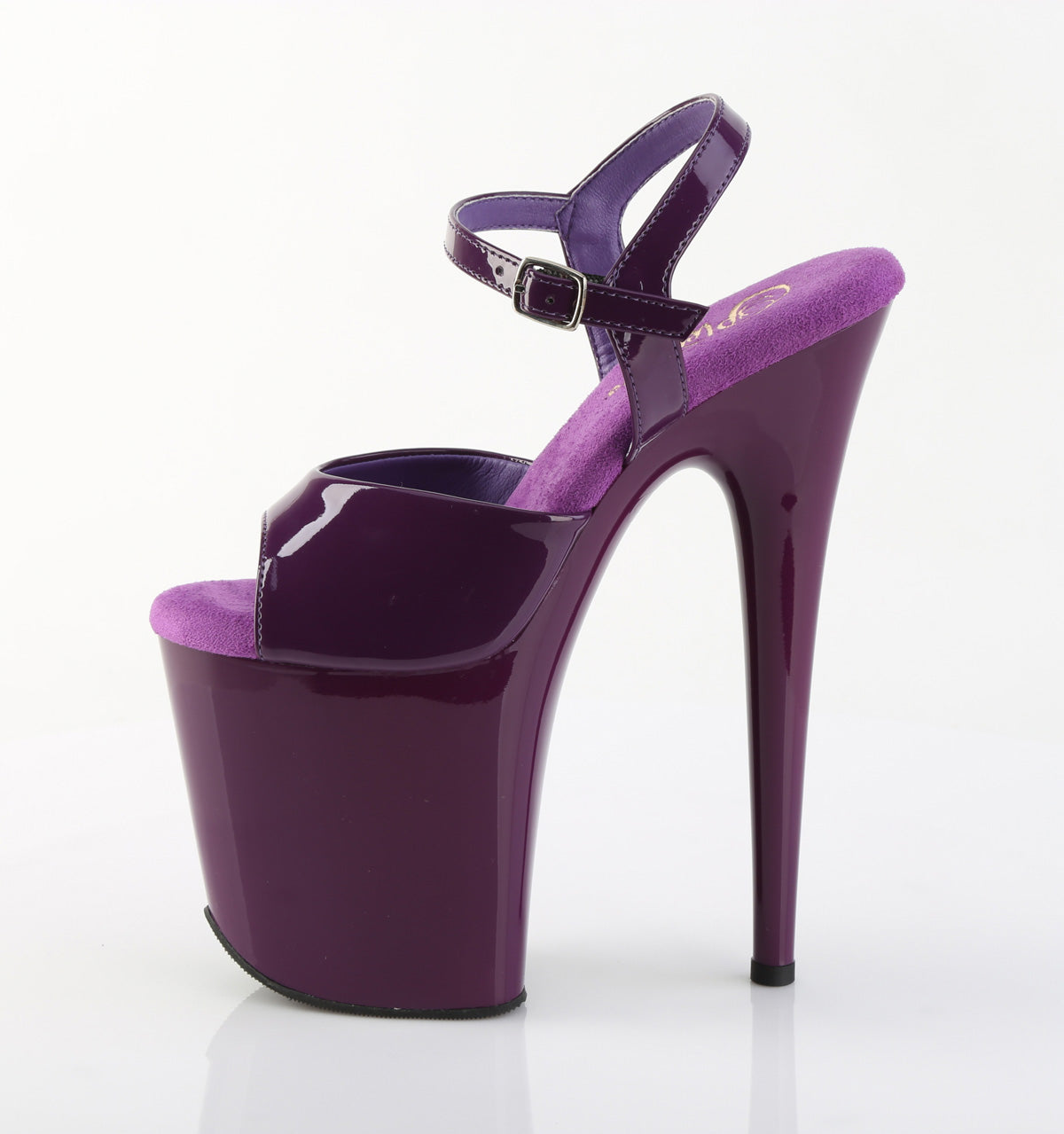 FLAMINGO-809 8" Heel, 4" PF Ankle Strap Sandal