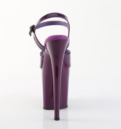 FLAMINGO-809 8" Heel, 4" PF Ankle Strap Sandal