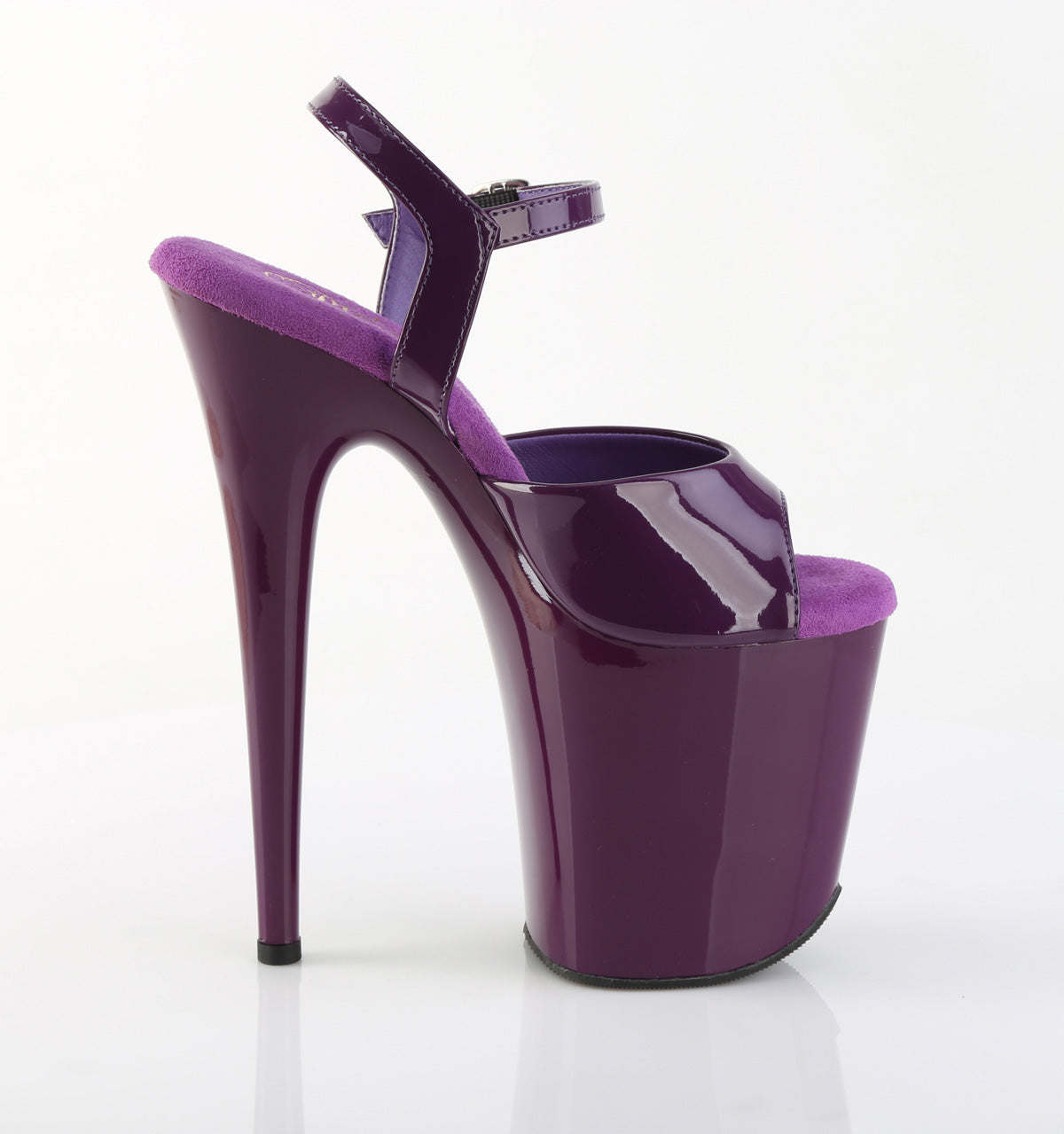 FLAMINGO-809 8" Heel, 4" PF Ankle Strap Sandal