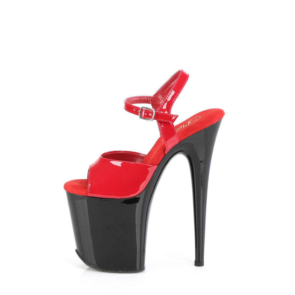 FLAMINGO-809 8" Heel, 4" PF Ankle Strap Sandal