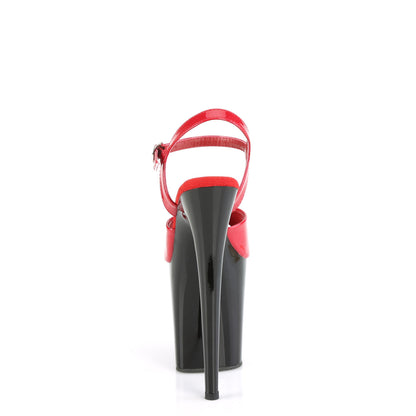 FLAMINGO-809 8" Heel, 4" PF Ankle Strap Sandal
