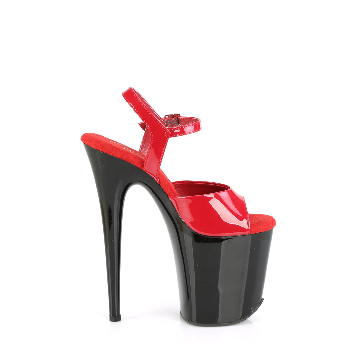 FLAMINGO-809 8" Heel, 4" PF Ankle Strap Sandal
