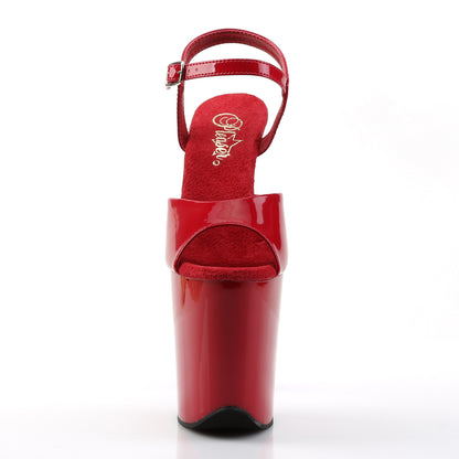 FLAMINGO-809 8" Heel, 4" PF Ankle Strap Sandal