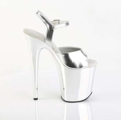 FLAMINGO-809 8" Heel, 4" PF Ankle Strap Sandal
