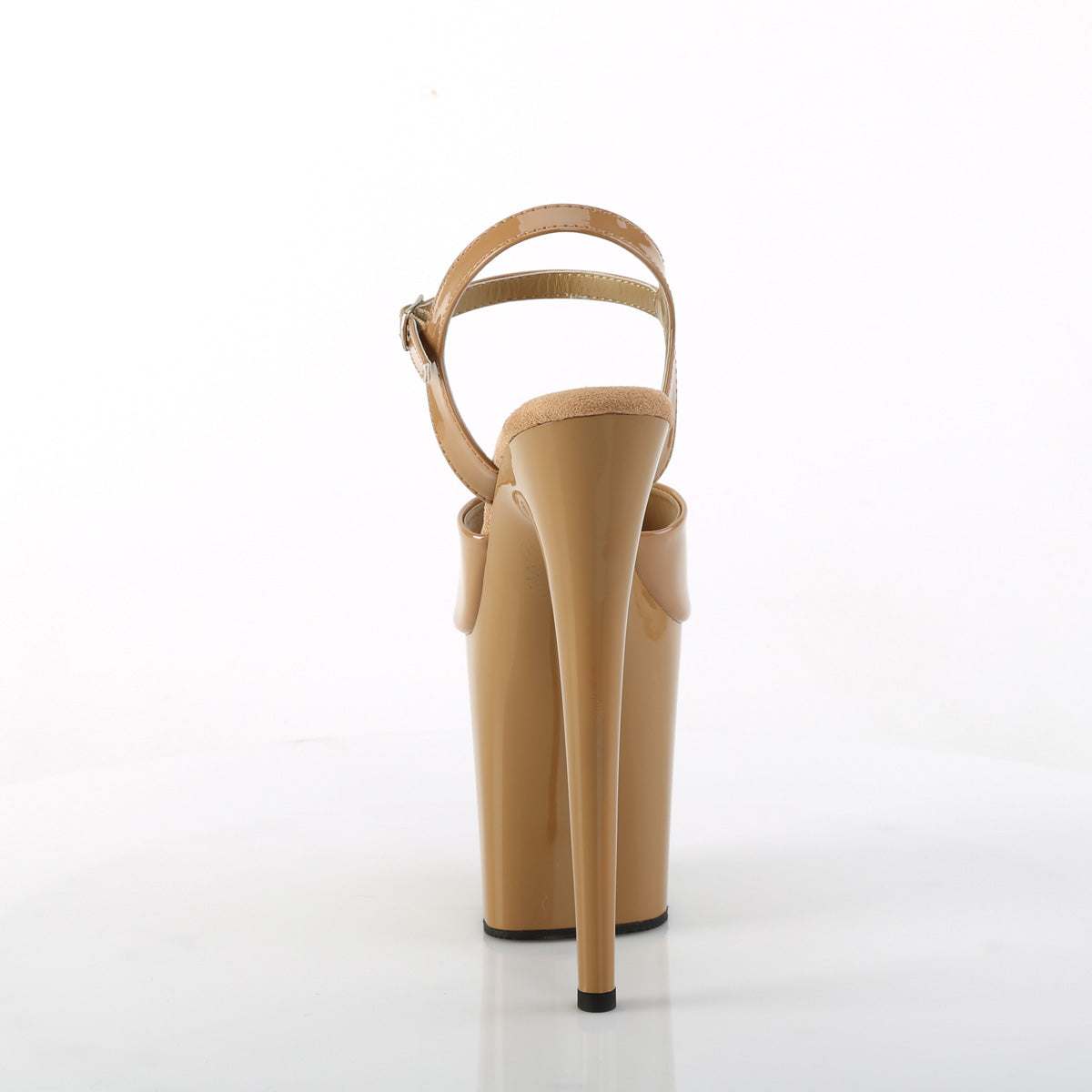 FLAMINGO-809 8" Heel, 4" PF Ankle Strap Sandal