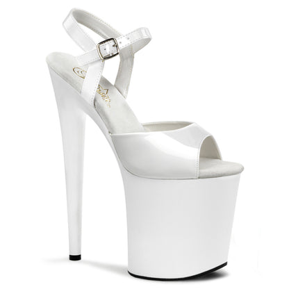 FLAMINGO-809 8" Heel, 4" PF Ankle Strap Sandal