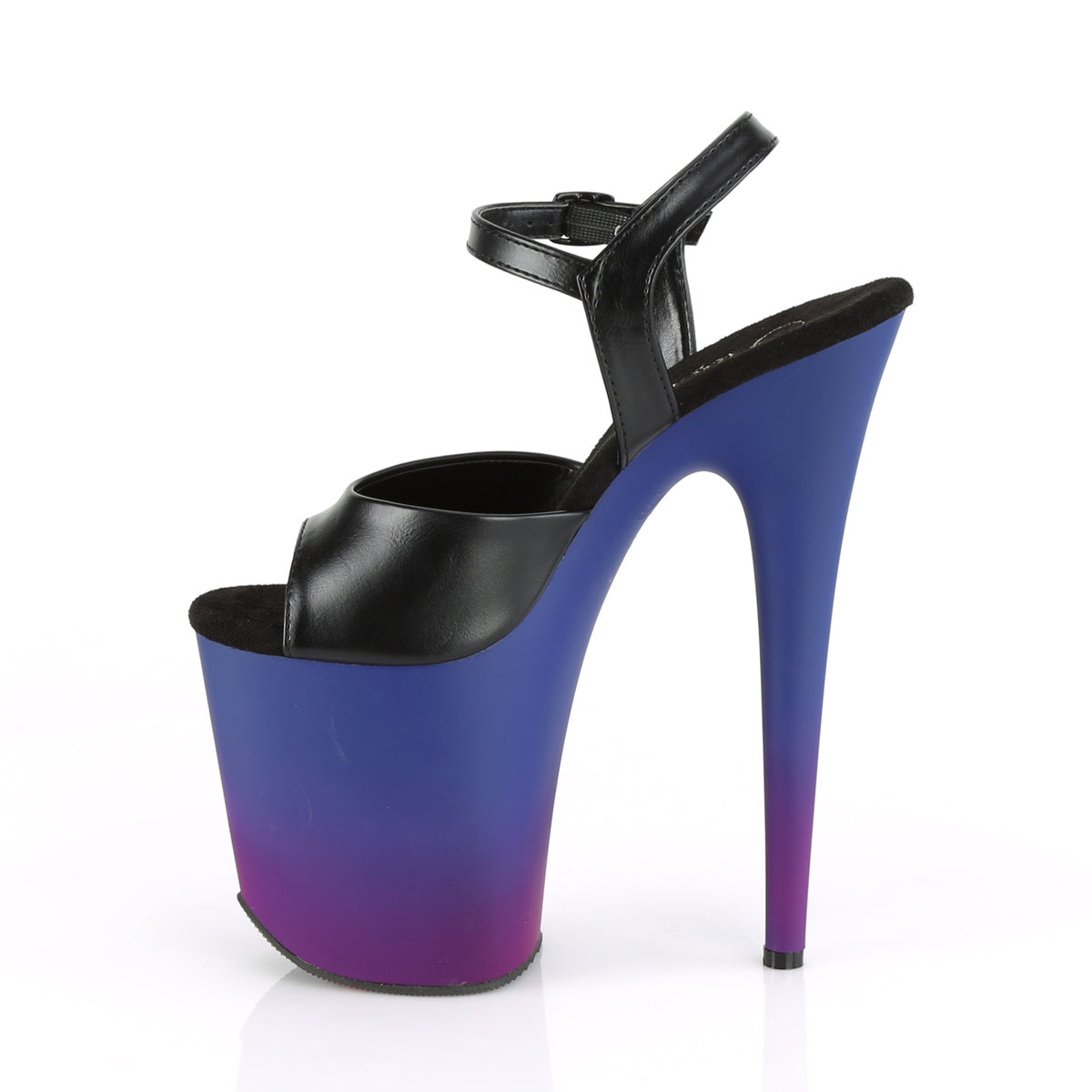 FLAMINGO-809BP *8" Heel, 4" PF Ankle Strap Sandal