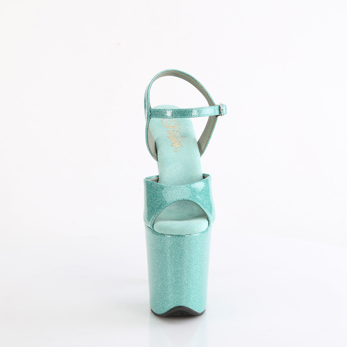 FLAMINGO-809GP 8" Heel, 4" PF Ankle Strap Sandal
