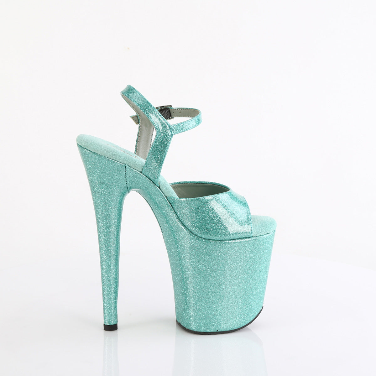 FLAMINGO-809GP 8" Heel, 4" PF Ankle Strap Sandal