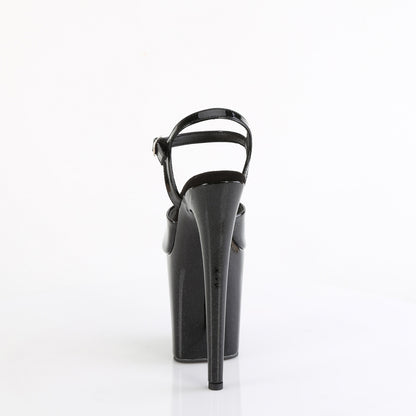 FLAMINGO-809GP 8" Heel, 4" PF Ankle Strap Sandal