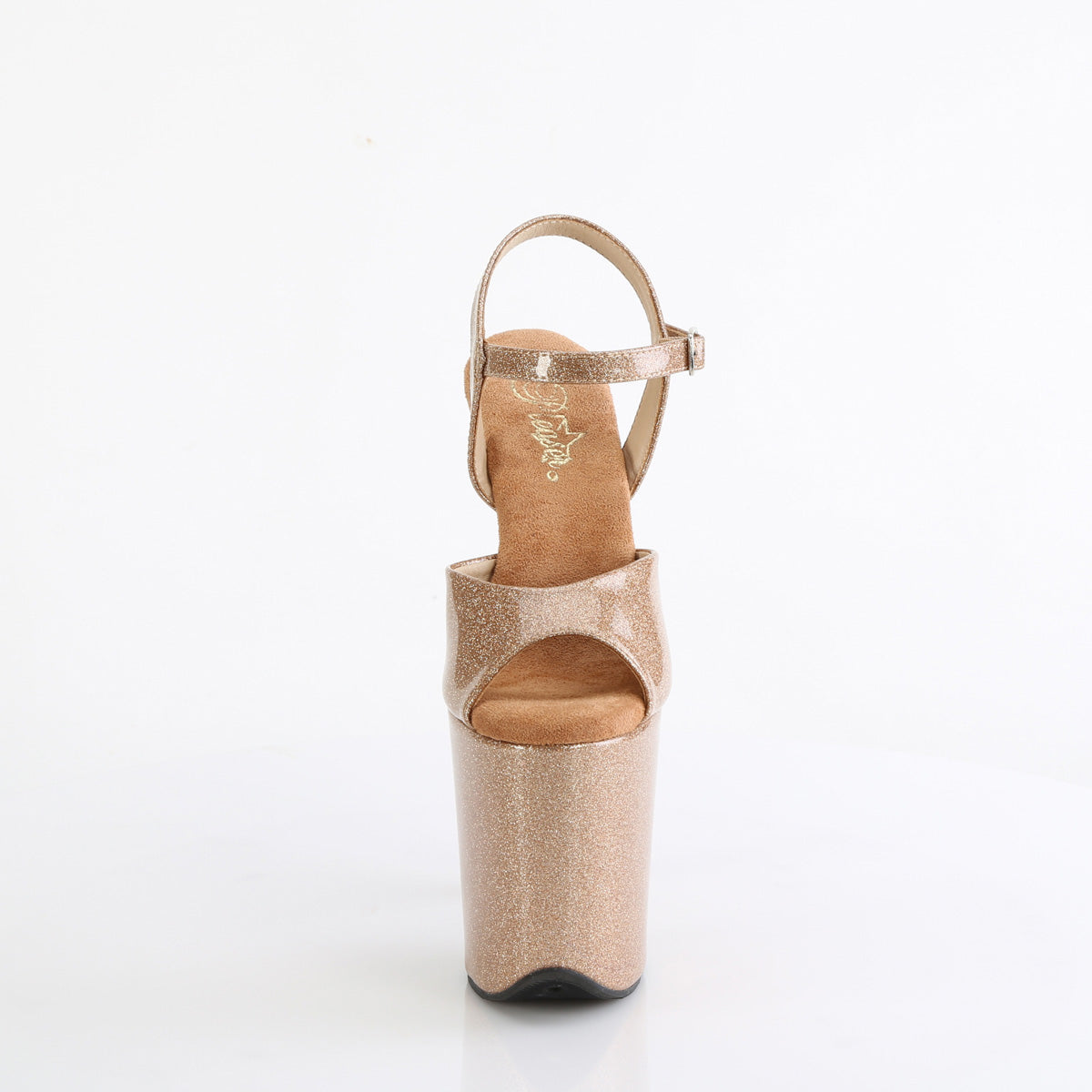 FLAMINGO-809GP 8" Heel, 4" PF Ankle Strap Sandal
