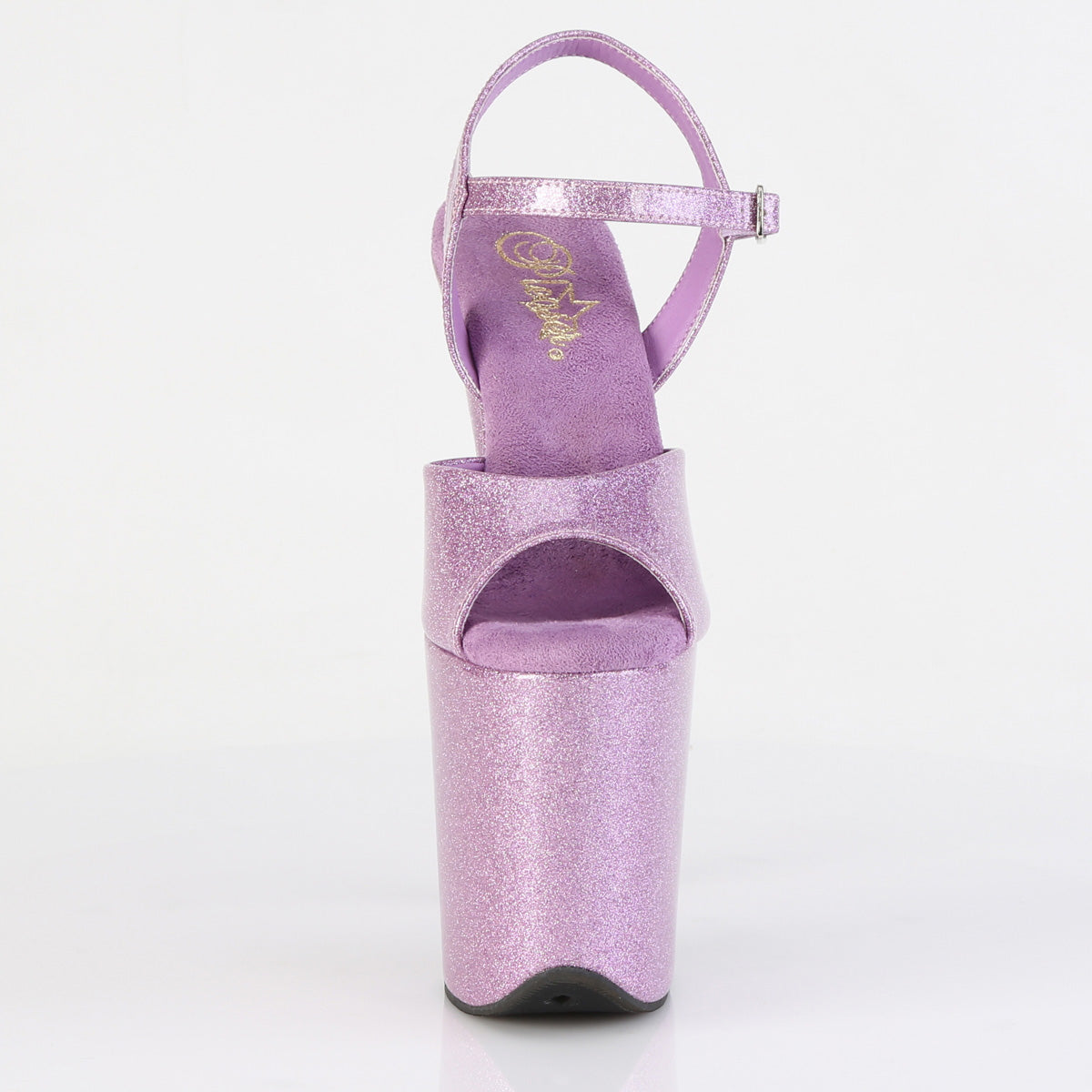FLAMINGO-809GP 8" Heel, 4" PF Ankle Strap Sandal
