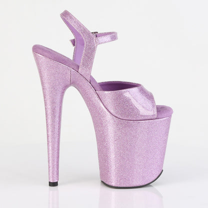 FLAMINGO-809GP 8" Heel, 4" PF Ankle Strap Sandal