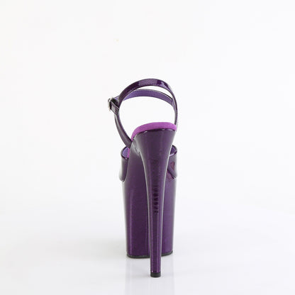 FLAMINGO-809GP 8" Heel, 4" PF Ankle Strap Sandal