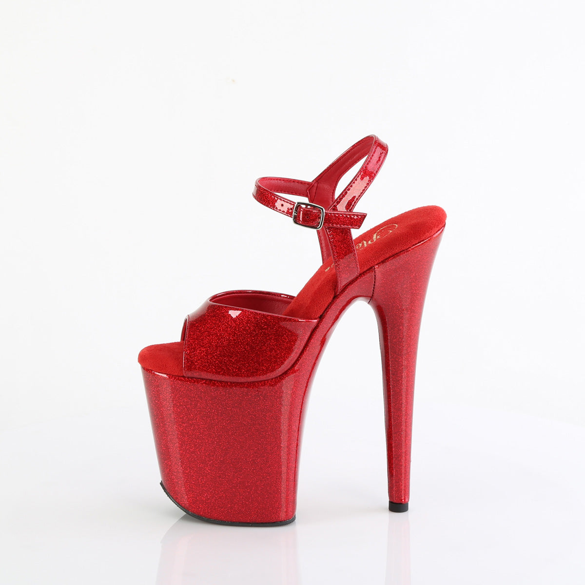 FLAMINGO-809GP 8" Heel, 4" PF Ankle Strap Sandal